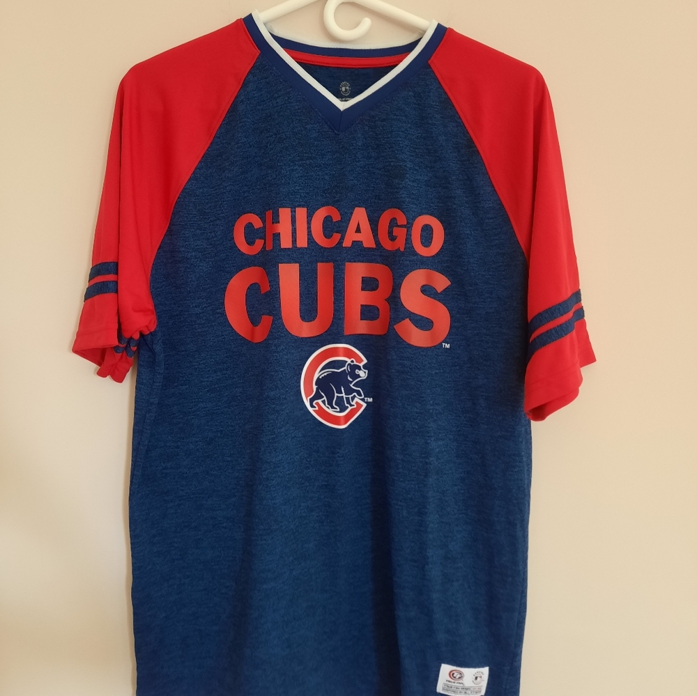 Authentic Chicago Cubs Jersey Style Mens T-shirt